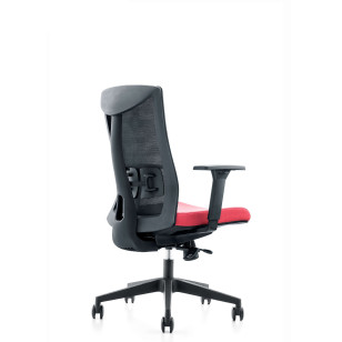 鍍鉻底座黑色網狀接待會議訪客椅AS-6212B